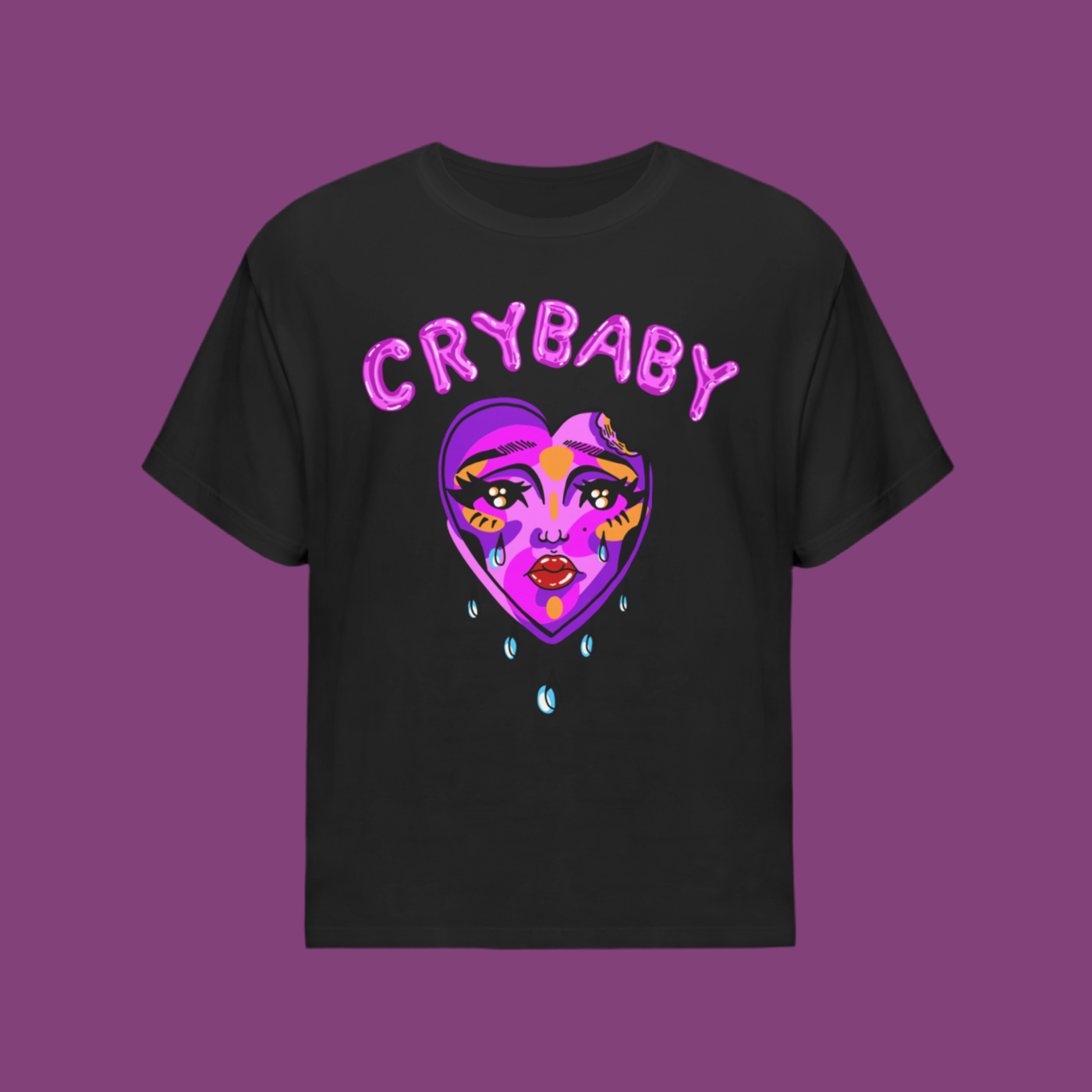 Cry Baby Streetwear Unisex Cotton Oversized T-Shirt