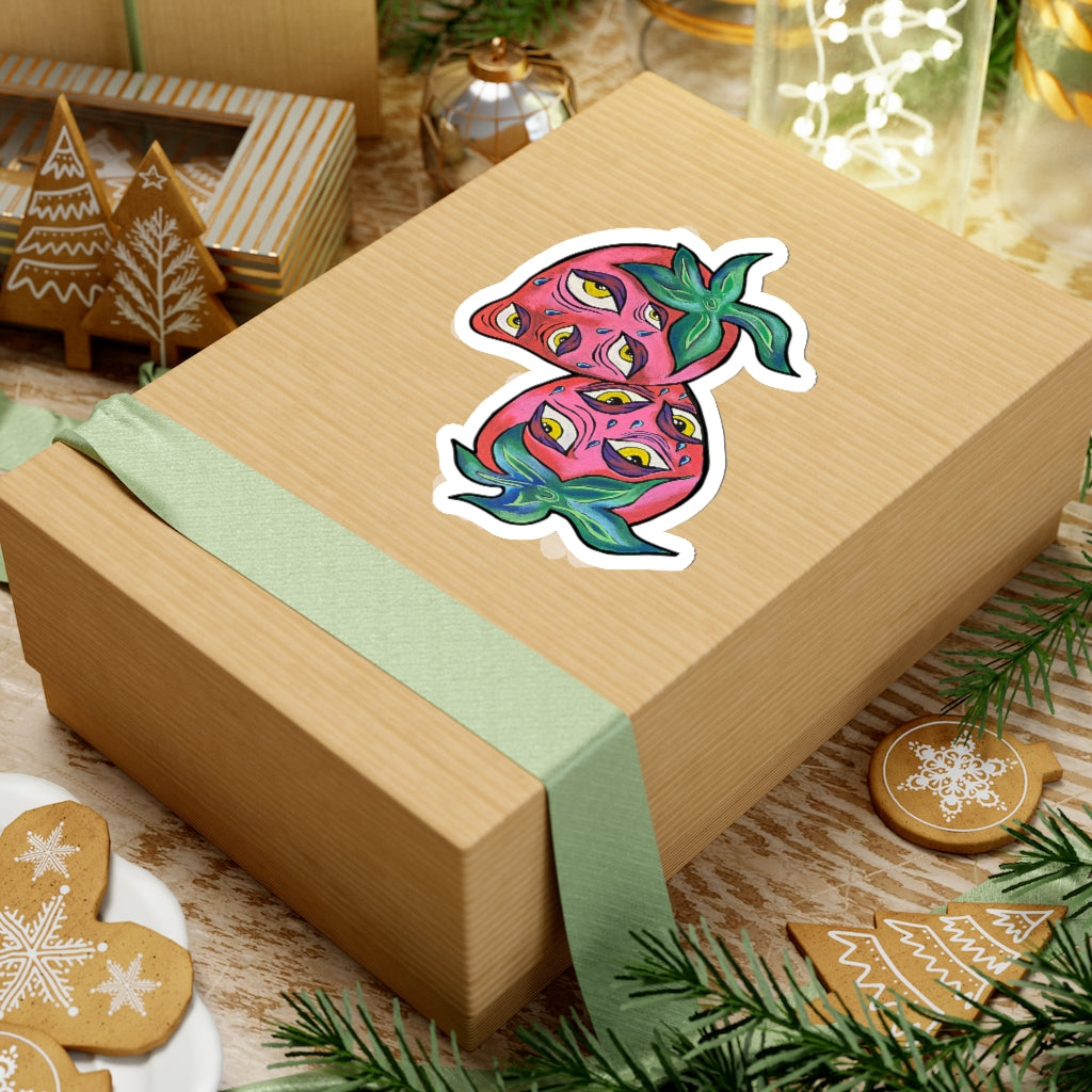 Berry vision Kiss-Cut Stickers