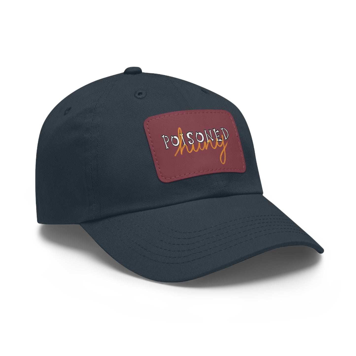 Brand logo Dad Hat with Leather Patch