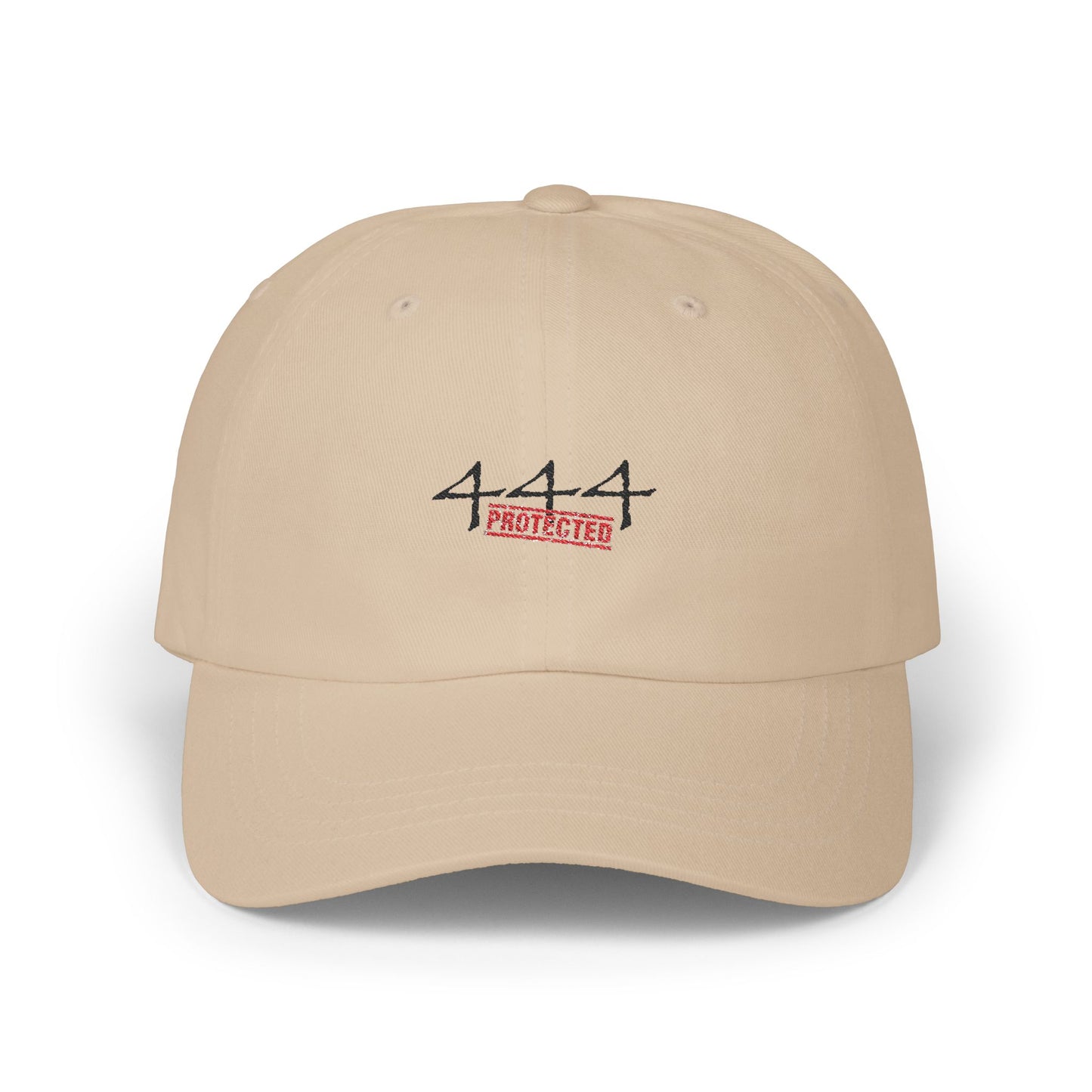 Classic Dad Cap - 444 Protected White Cap for Casual Style