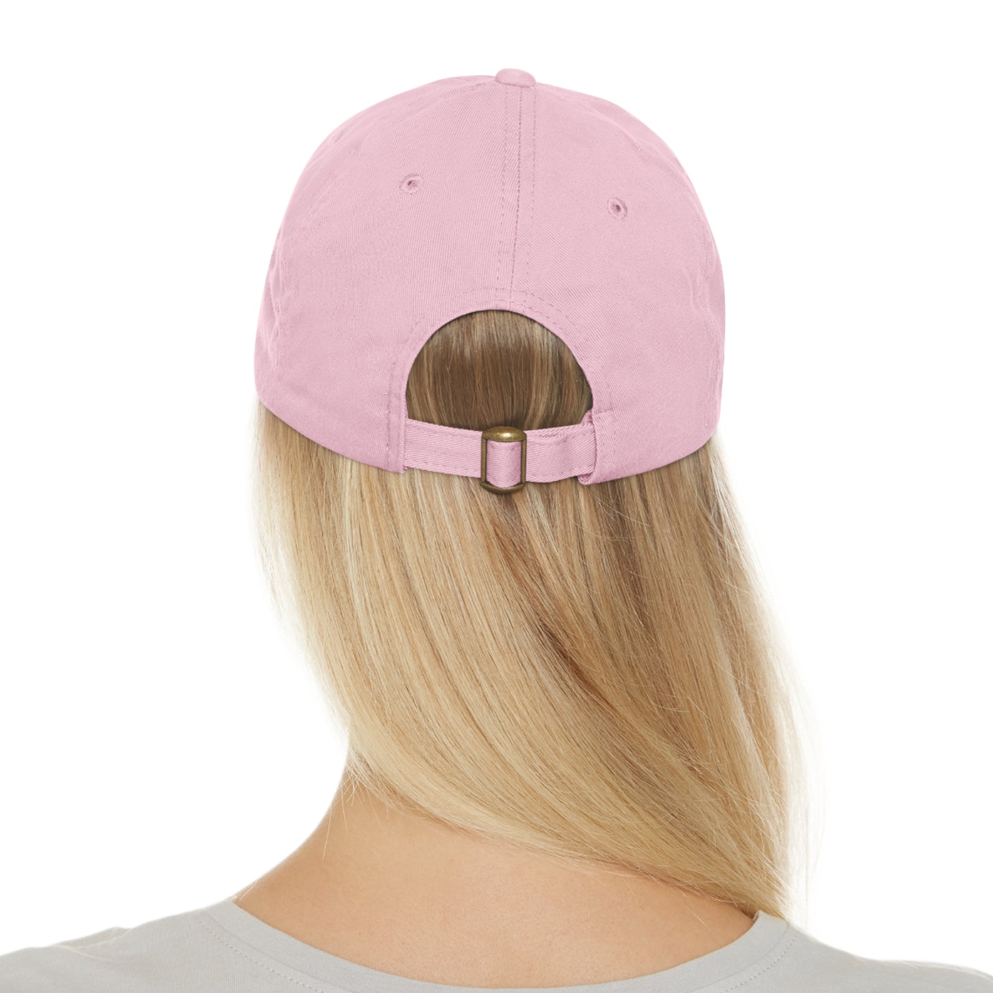 Brand logo Dad Hat with Leather Patch