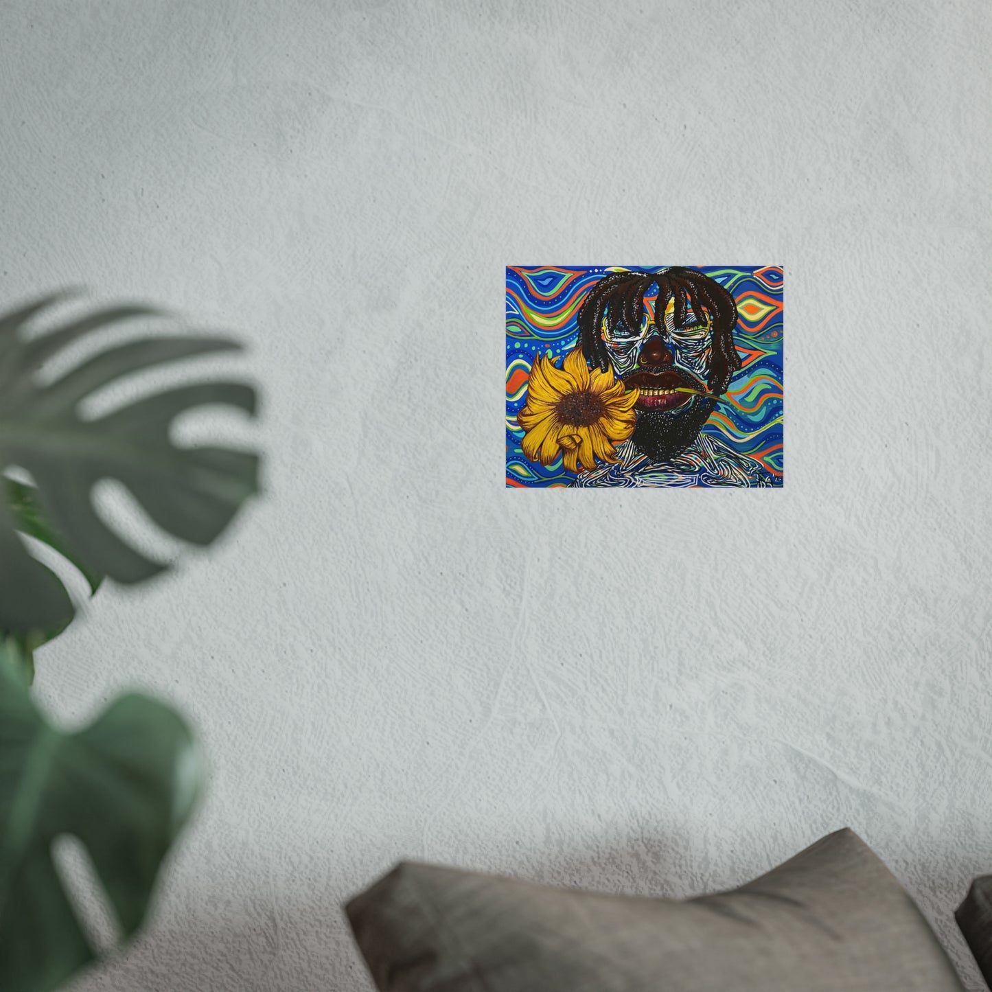 ‘Black boy bloom” Poster print