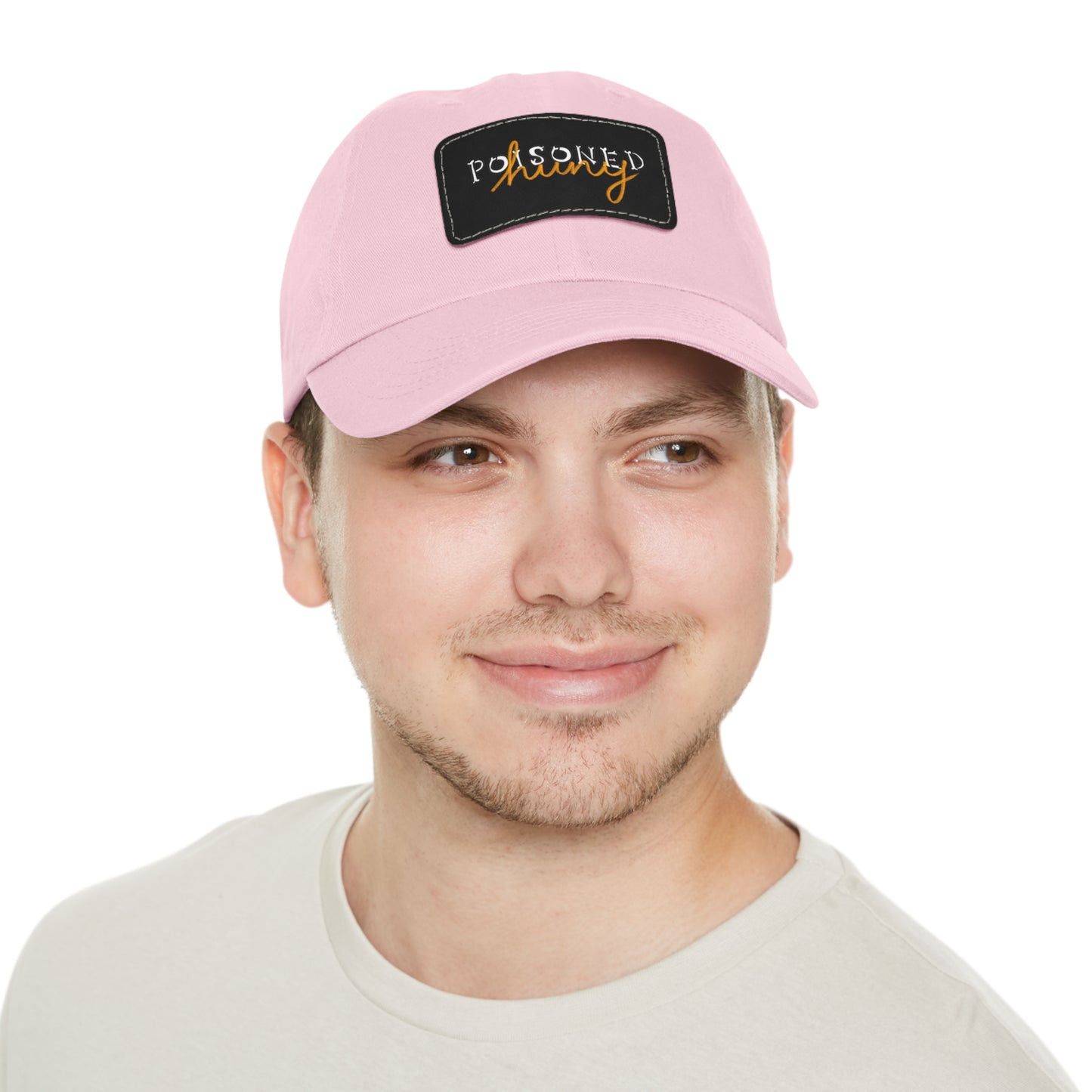 Brand logo Dad Hat with Leather Patch