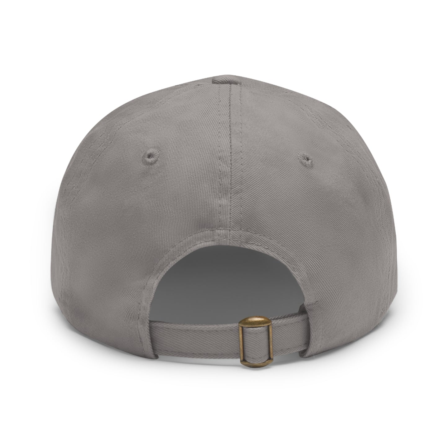 Brand logo Dad Hat with Leather Patch
