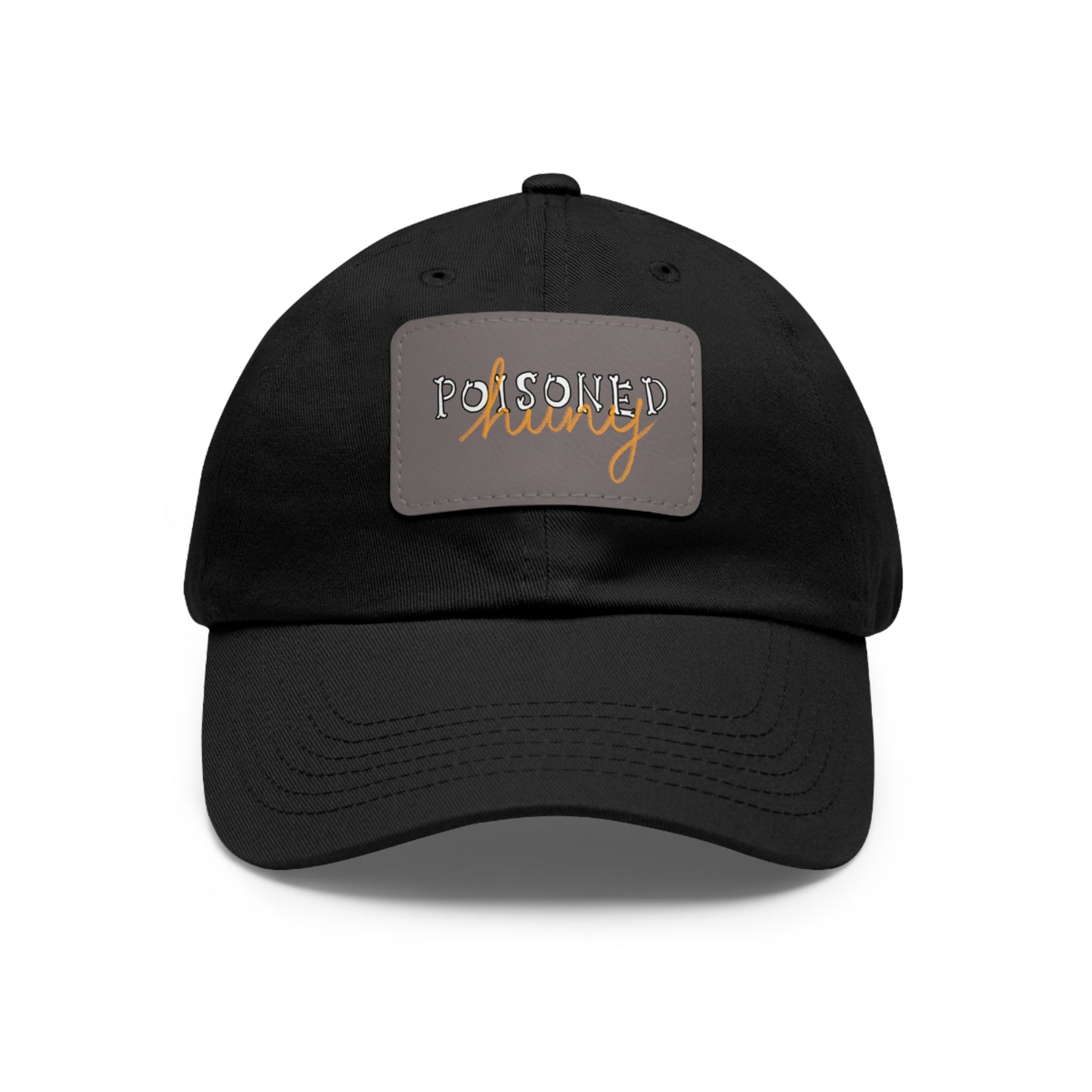 Brand logo Dad Hat with Leather Patch