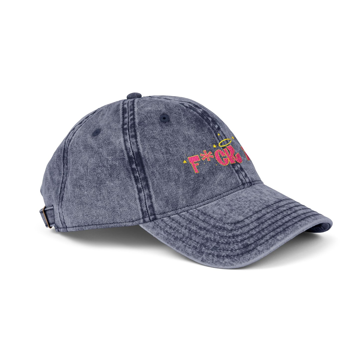 ‘F*ck ice’ Vintage Cap (Embroidery)
