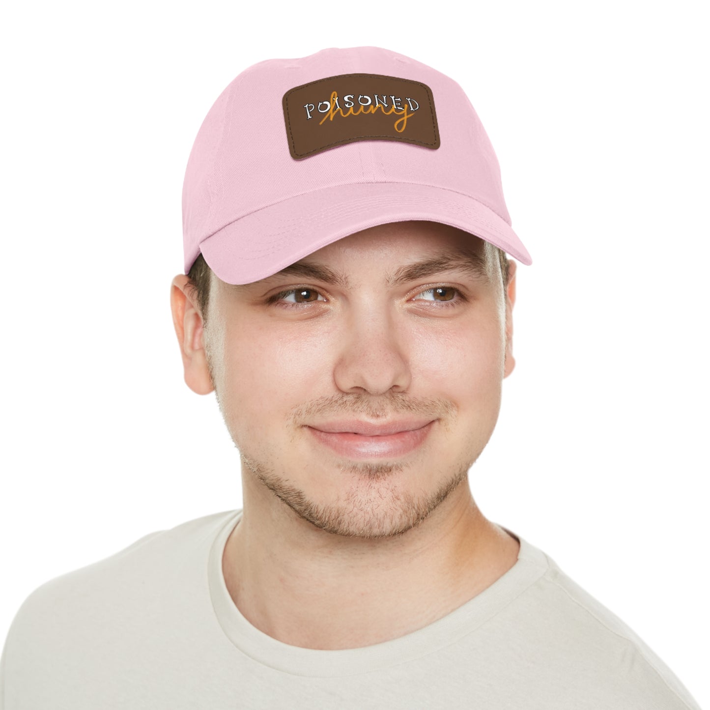 Brand logo Dad Hat with Leather Patch