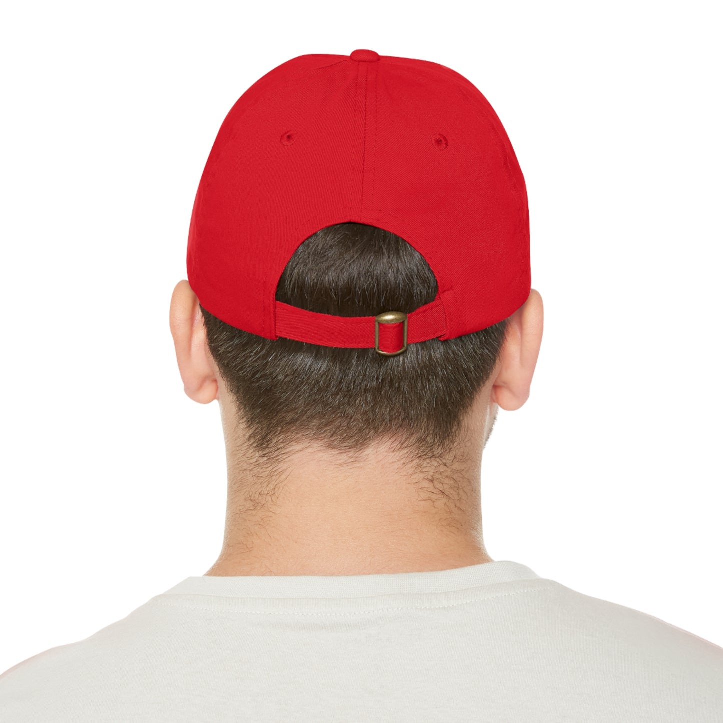 Brand logo Dad Hat with Leather Patch