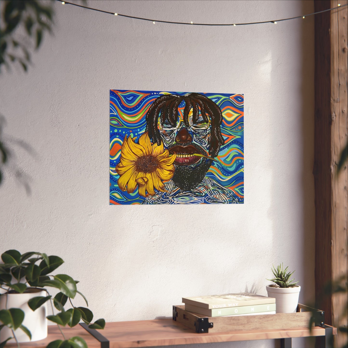 ‘Black boy bloom” Poster print