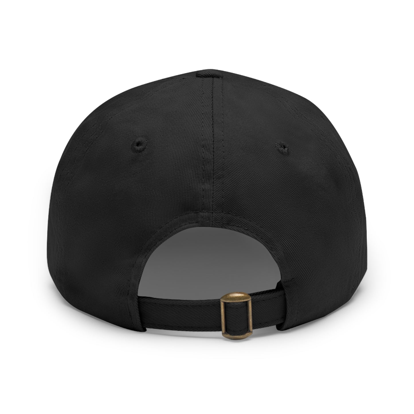 Brand logo Dad Hat with Leather Patch