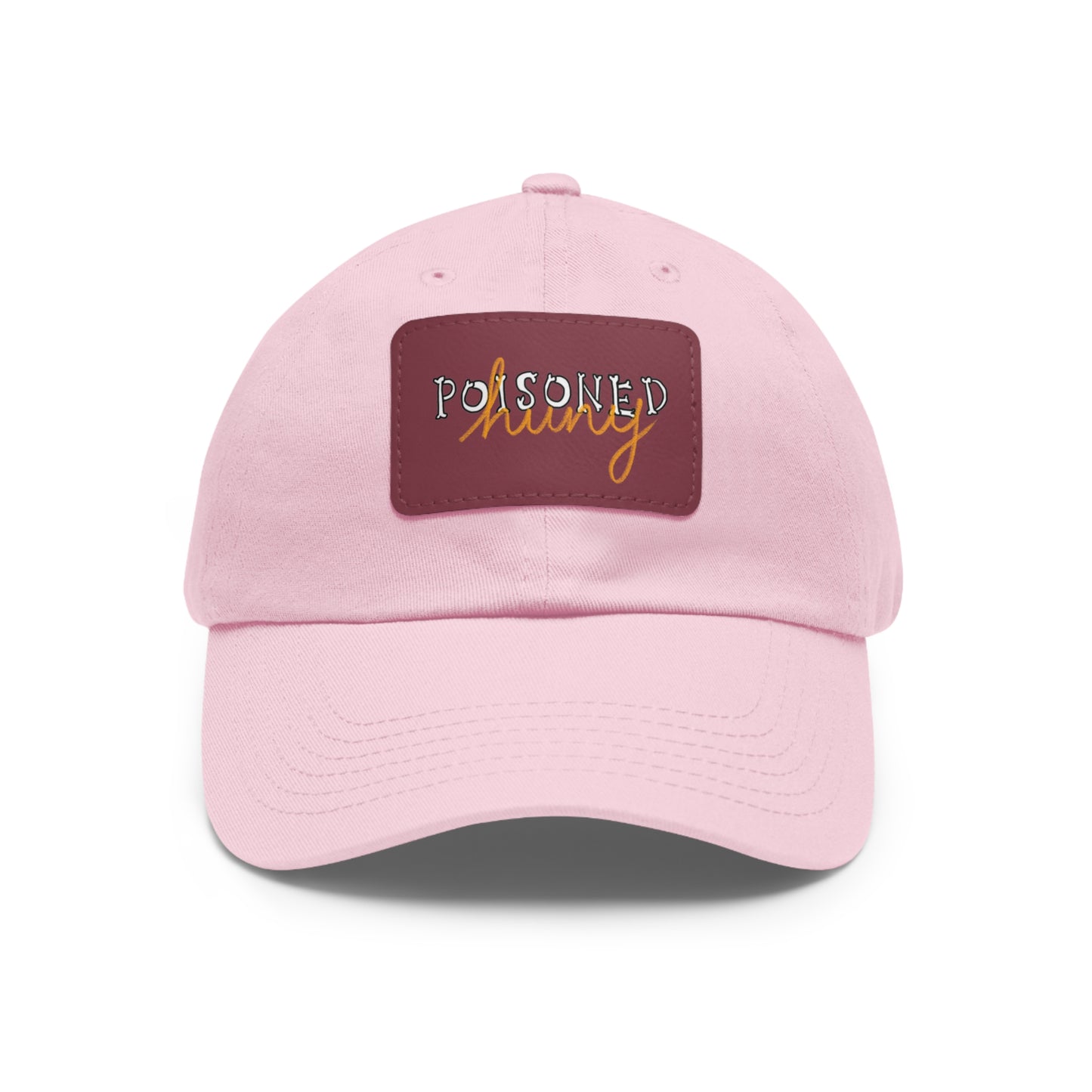 Brand logo Dad Hat with Leather Patch