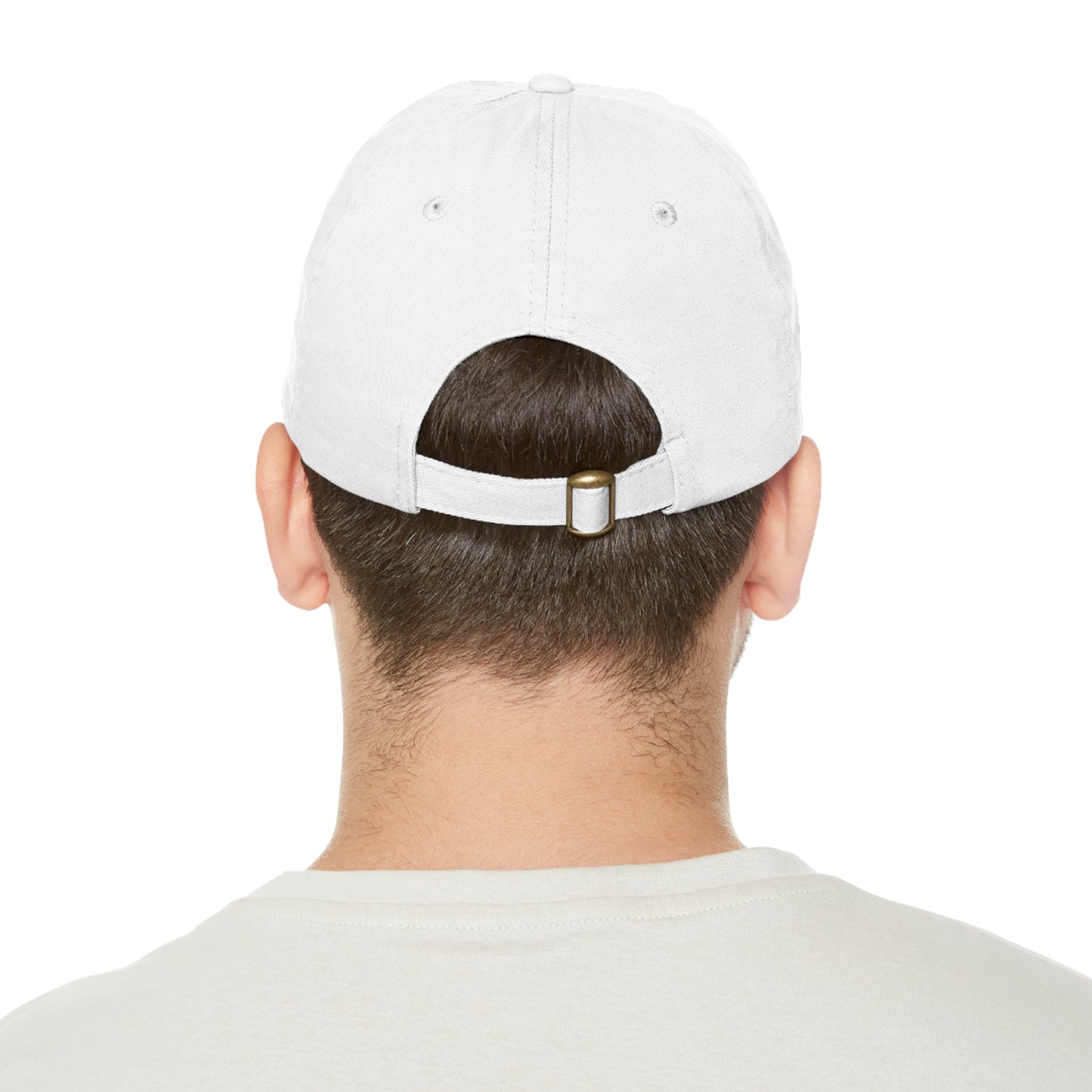 Brand logo Dad Hat with Leather Patch