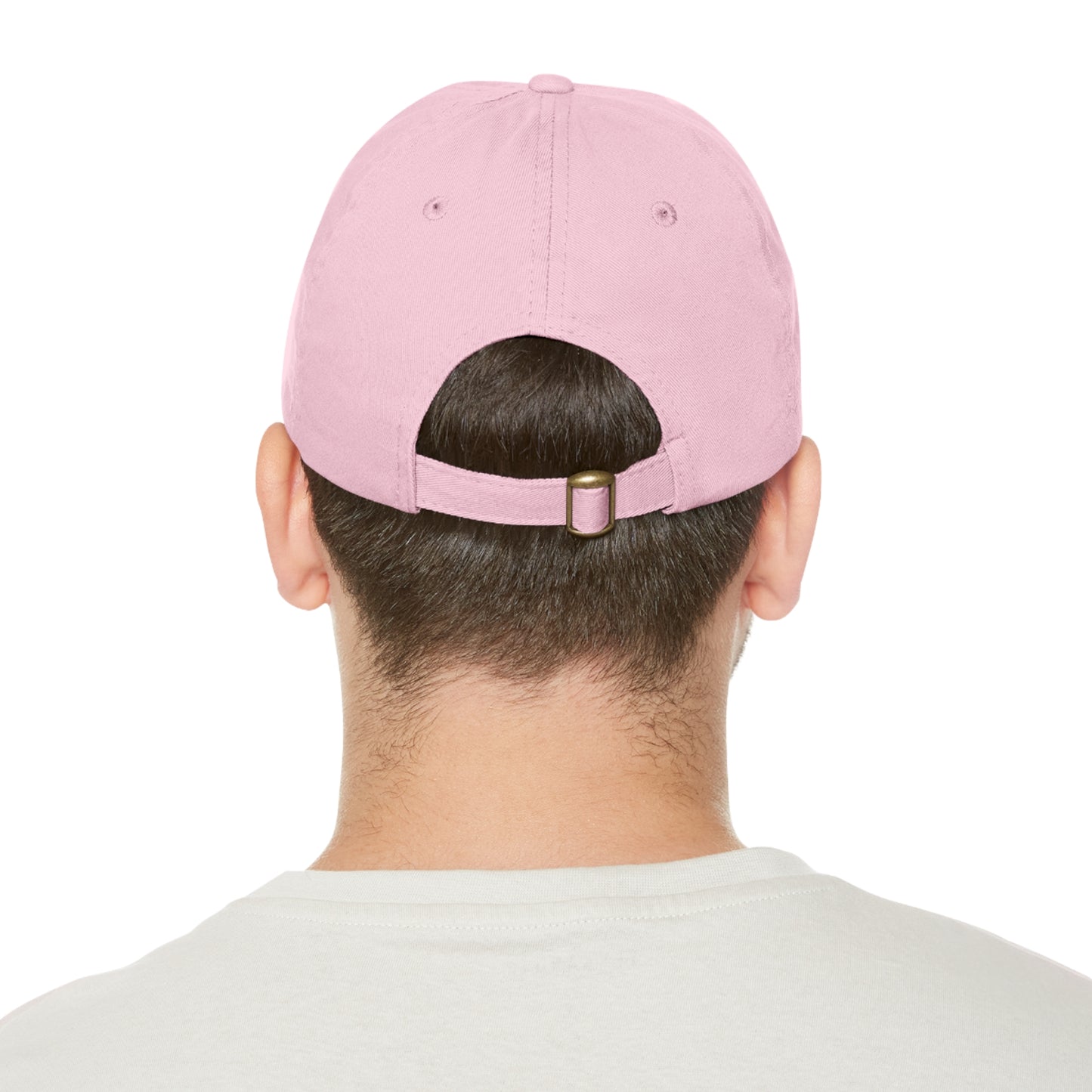 Brand logo Dad Hat with Leather Patch