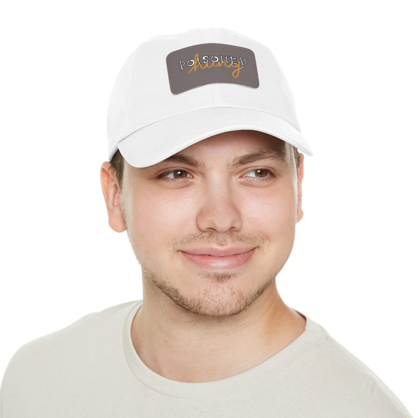 Brand logo Dad Hat with Leather Patch