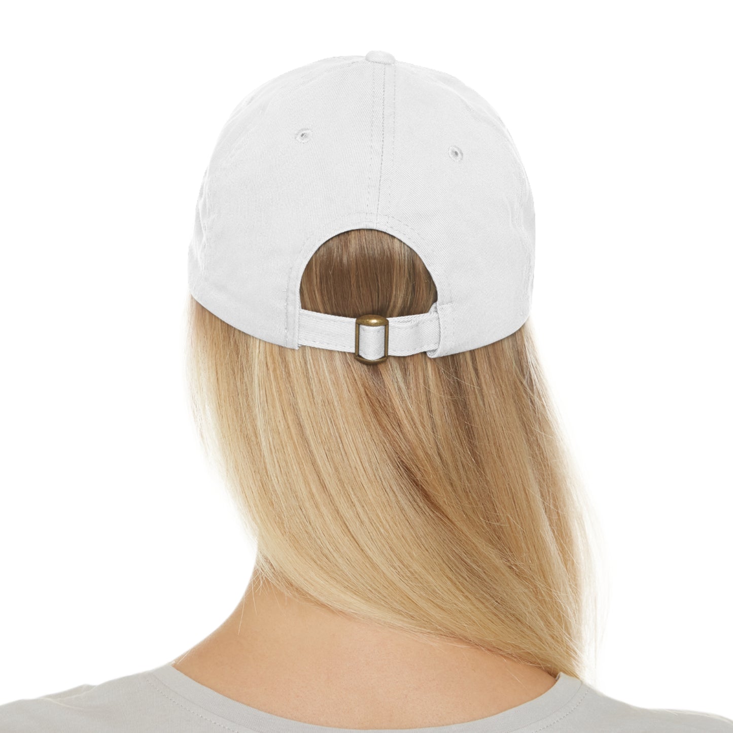 Brand logo Dad Hat with Leather Patch