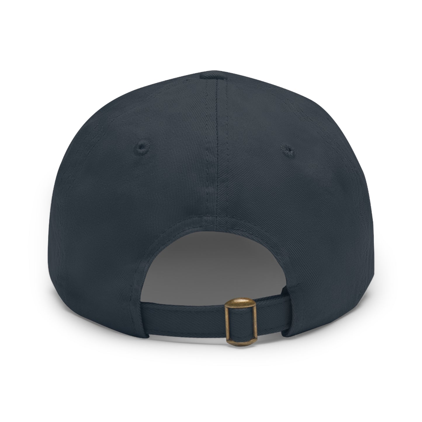 Brand logo Dad Hat with Leather Patch