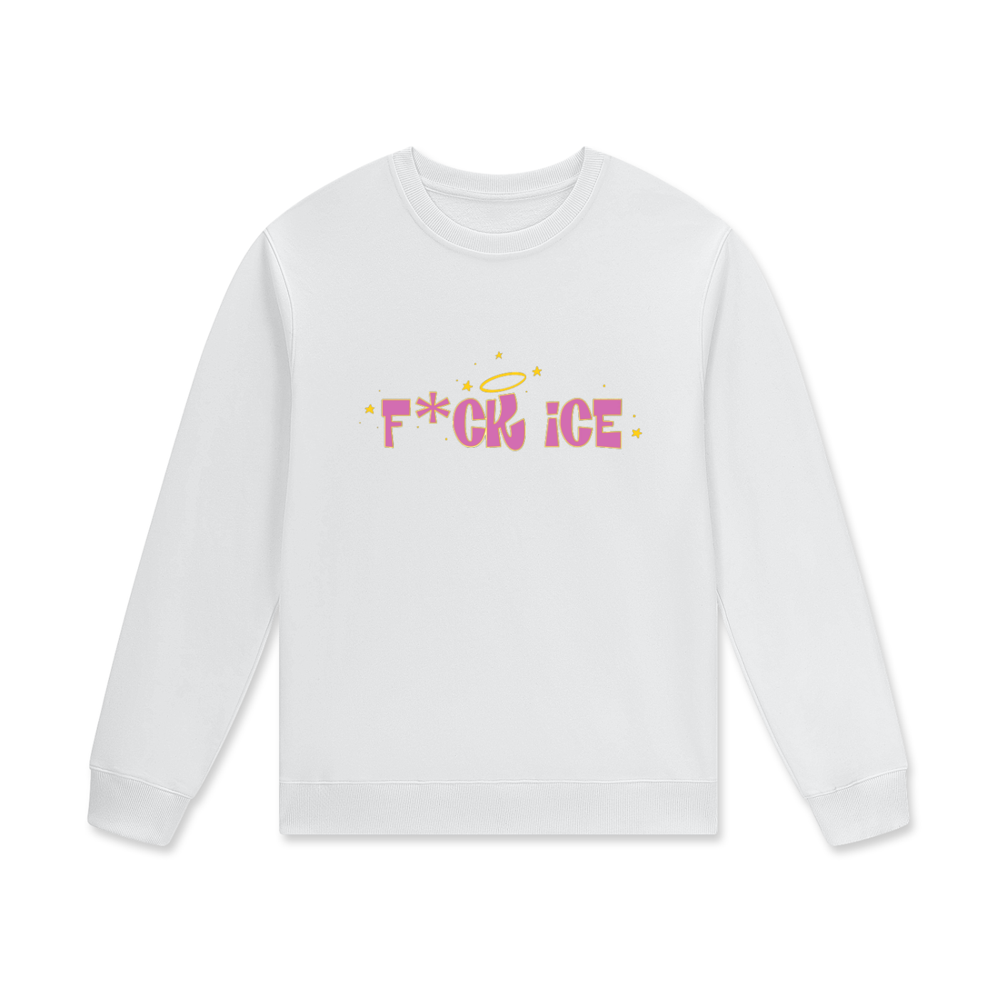 ‘F*ck ice’ Streetwear Unisex Cotton Pullover