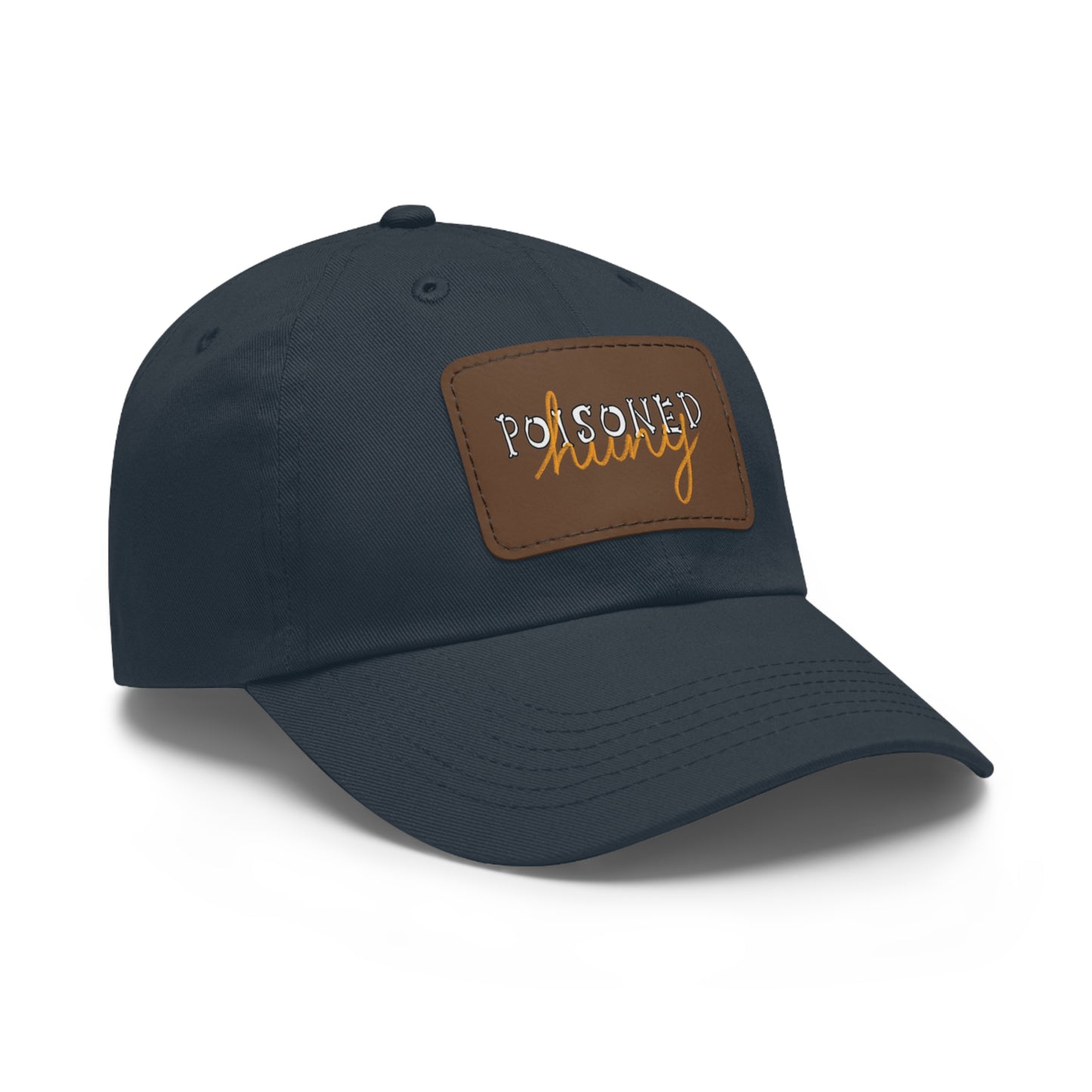 Brand logo Dad Hat with Leather Patch