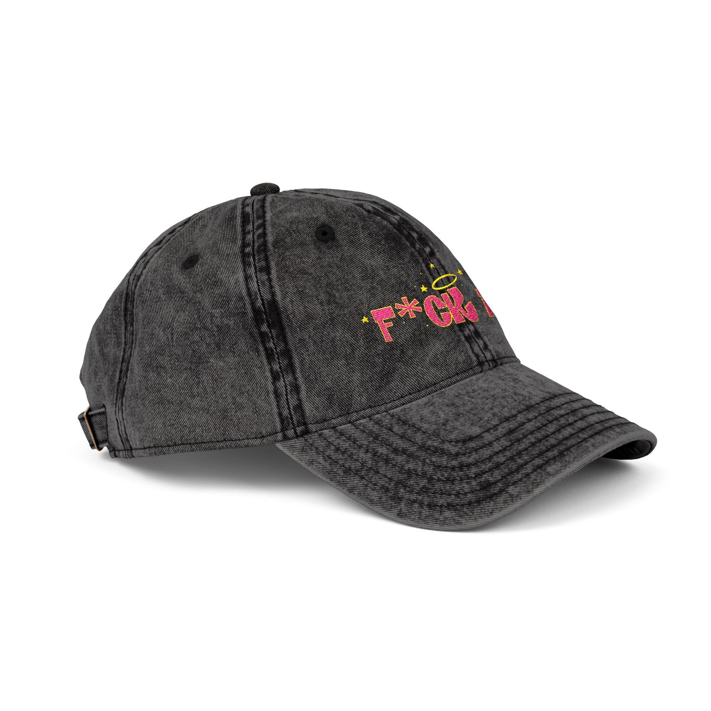 ‘F*ck ice’ Vintage Cap (Embroidery)