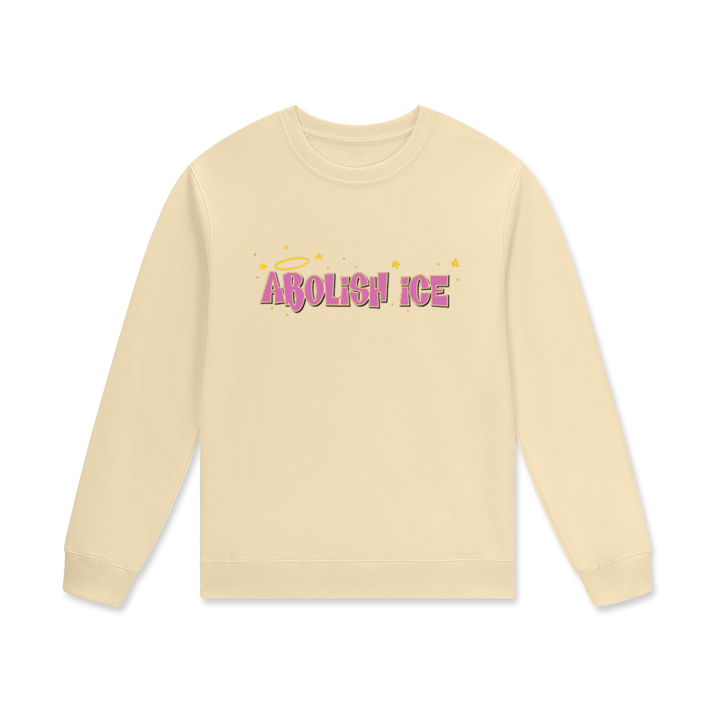 ‘Abolish ice’ Streetwear Unisex Cotton Pullover