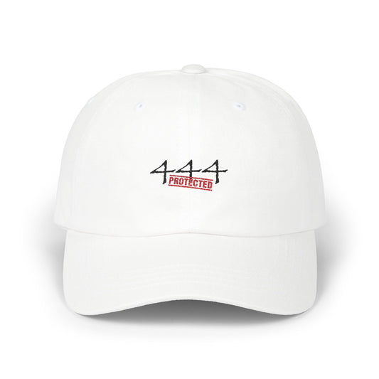 Classic Dad Cap - 444 Protected White Cap for Casual Style