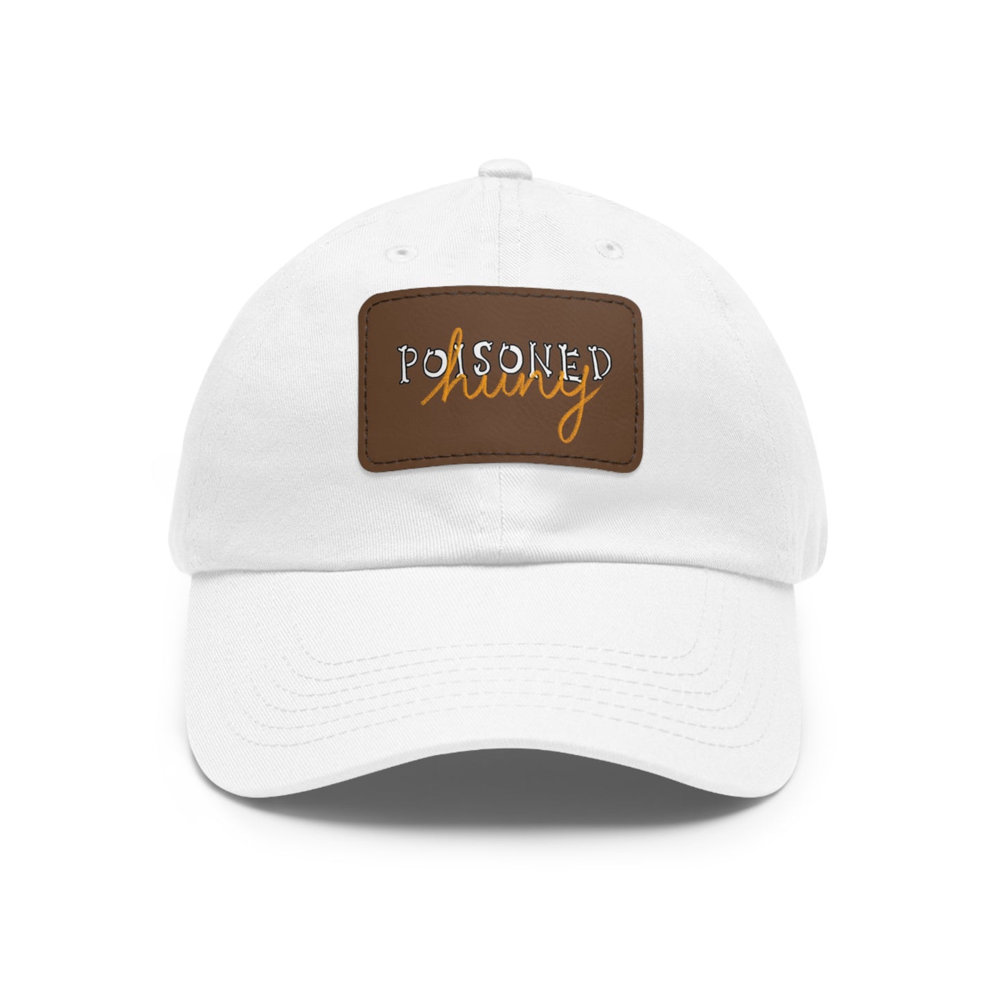 Brand logo Dad Hat with Leather Patch