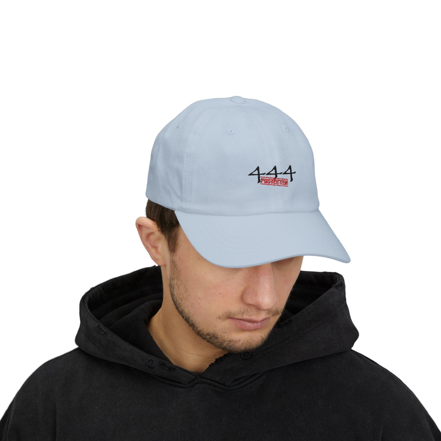 Classic Dad Cap - 444 Protected White Cap for Casual Style