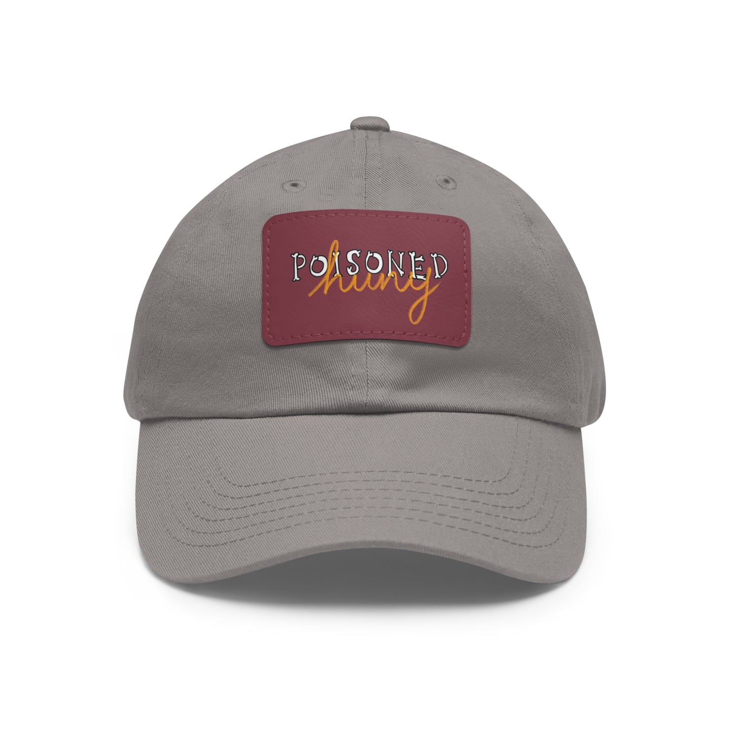 Brand logo Dad Hat with Leather Patch