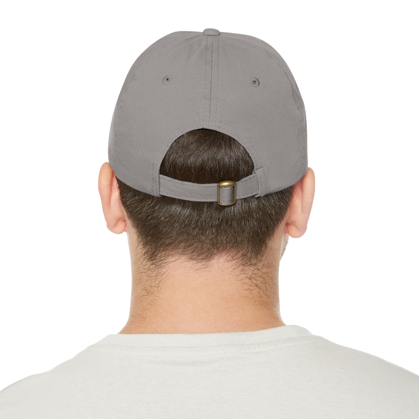 Brand logo Dad Hat with Leather Patch