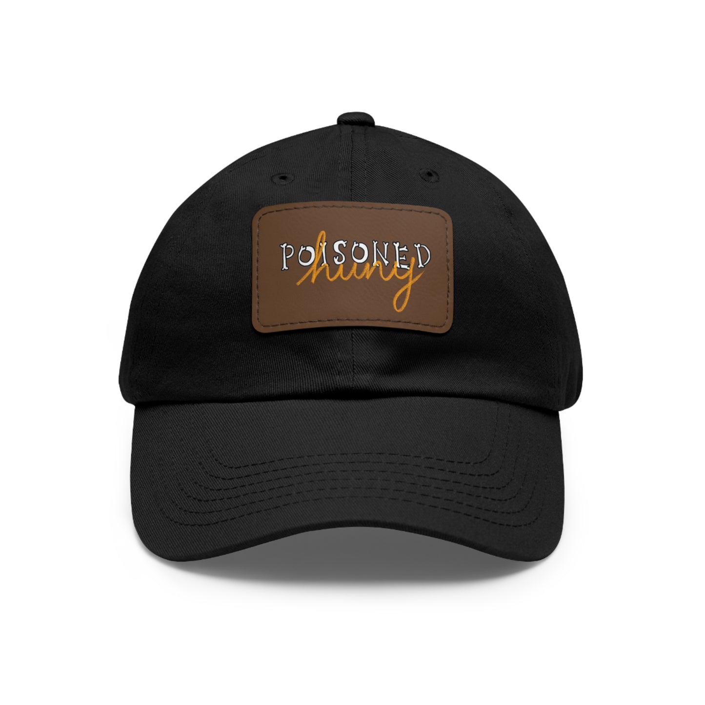 Brand logo Dad Hat with Leather Patch
