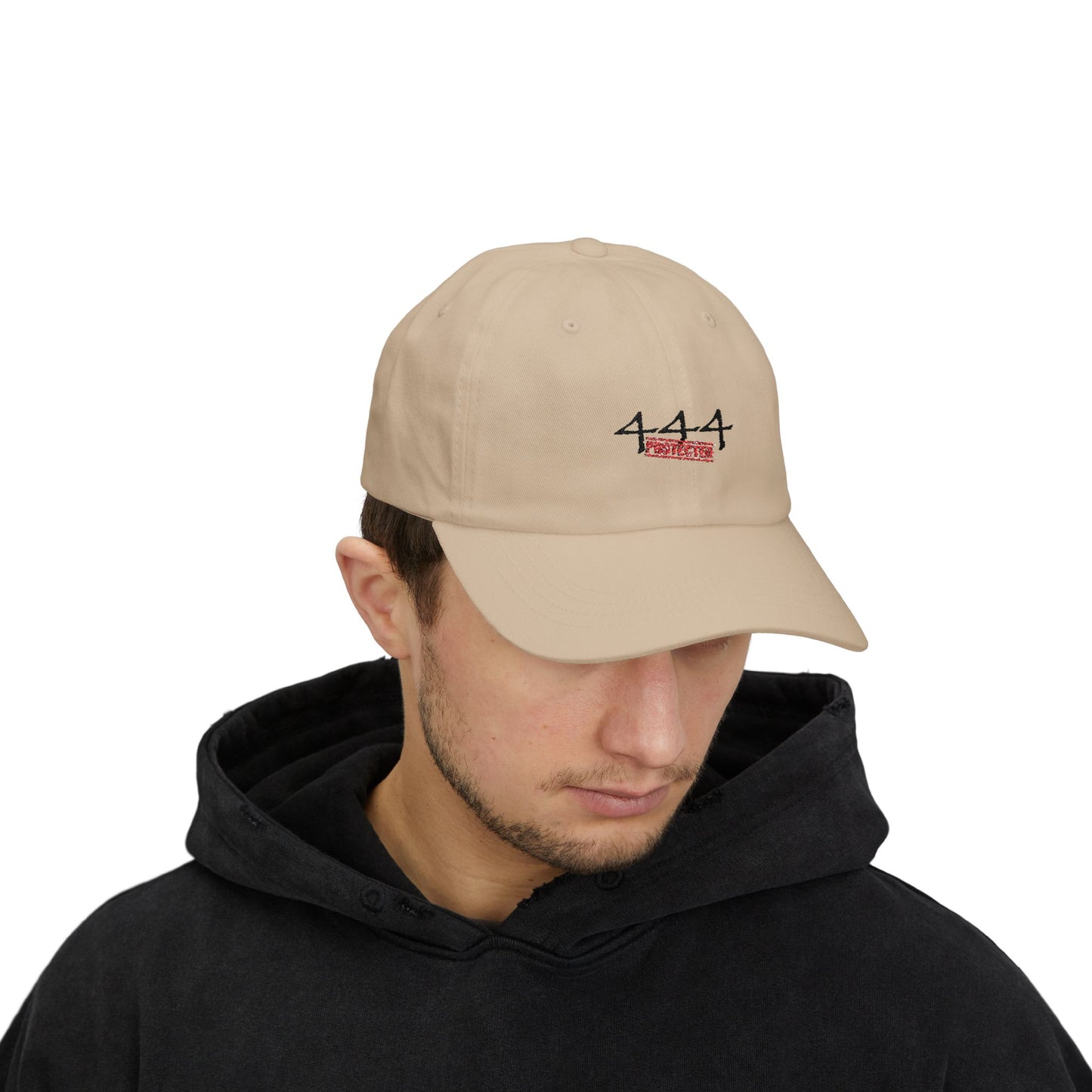 Classic Dad Cap - 444 Protected White Cap for Casual Style
