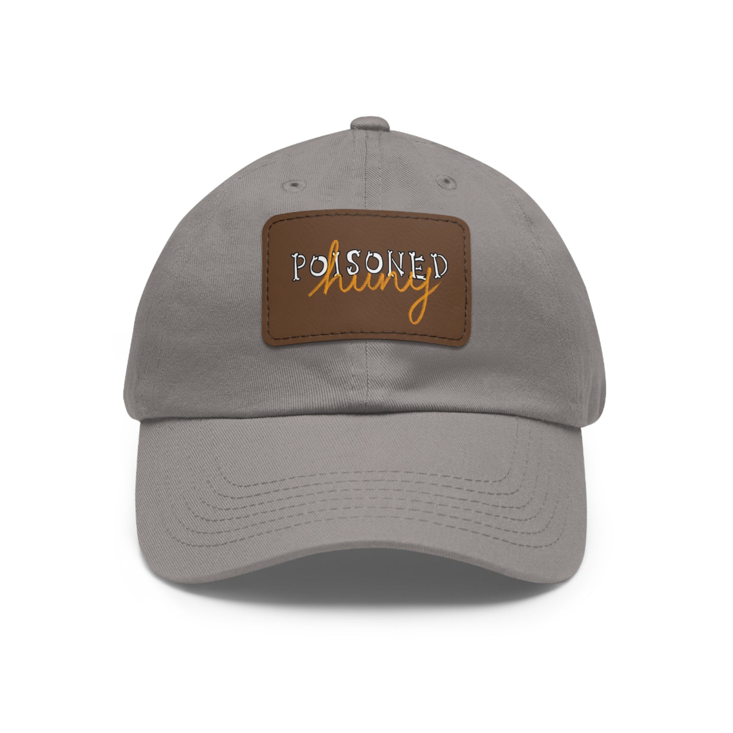Brand logo Dad Hat with Leather Patch