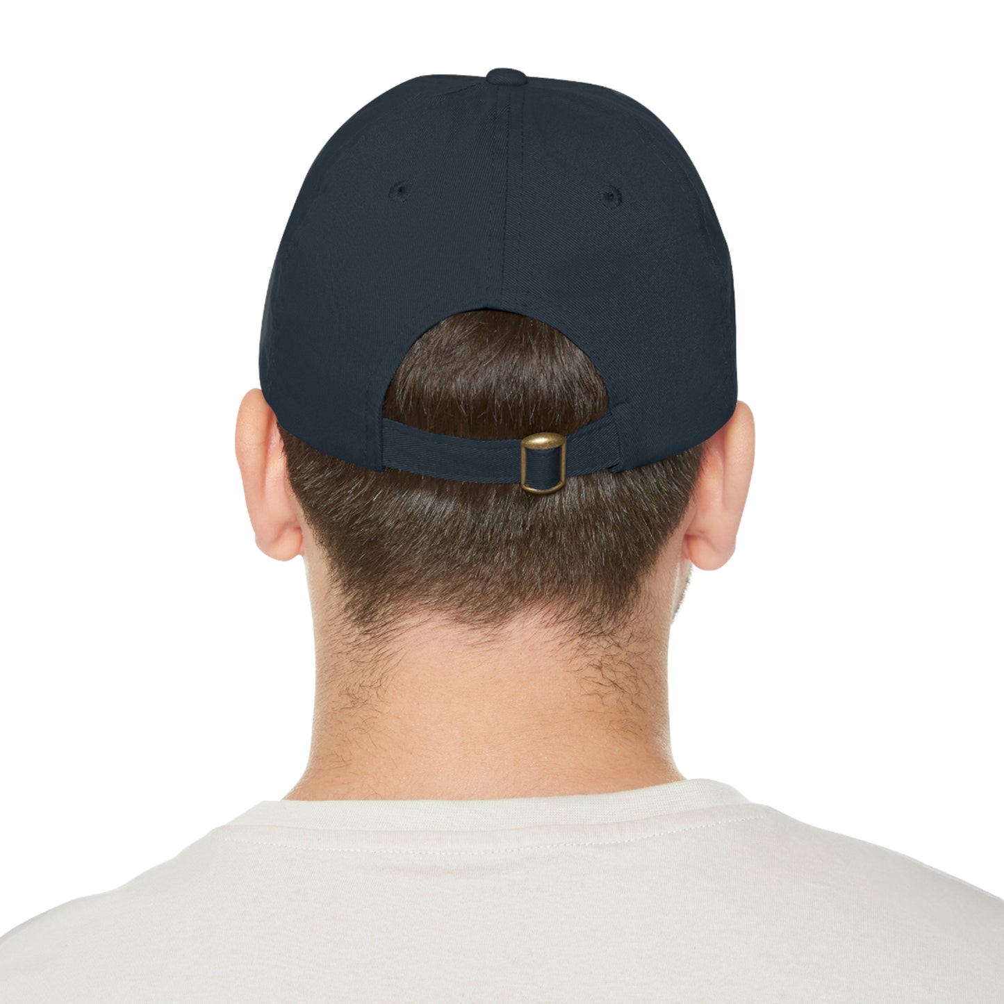 Brand logo Dad Hat with Leather Patch