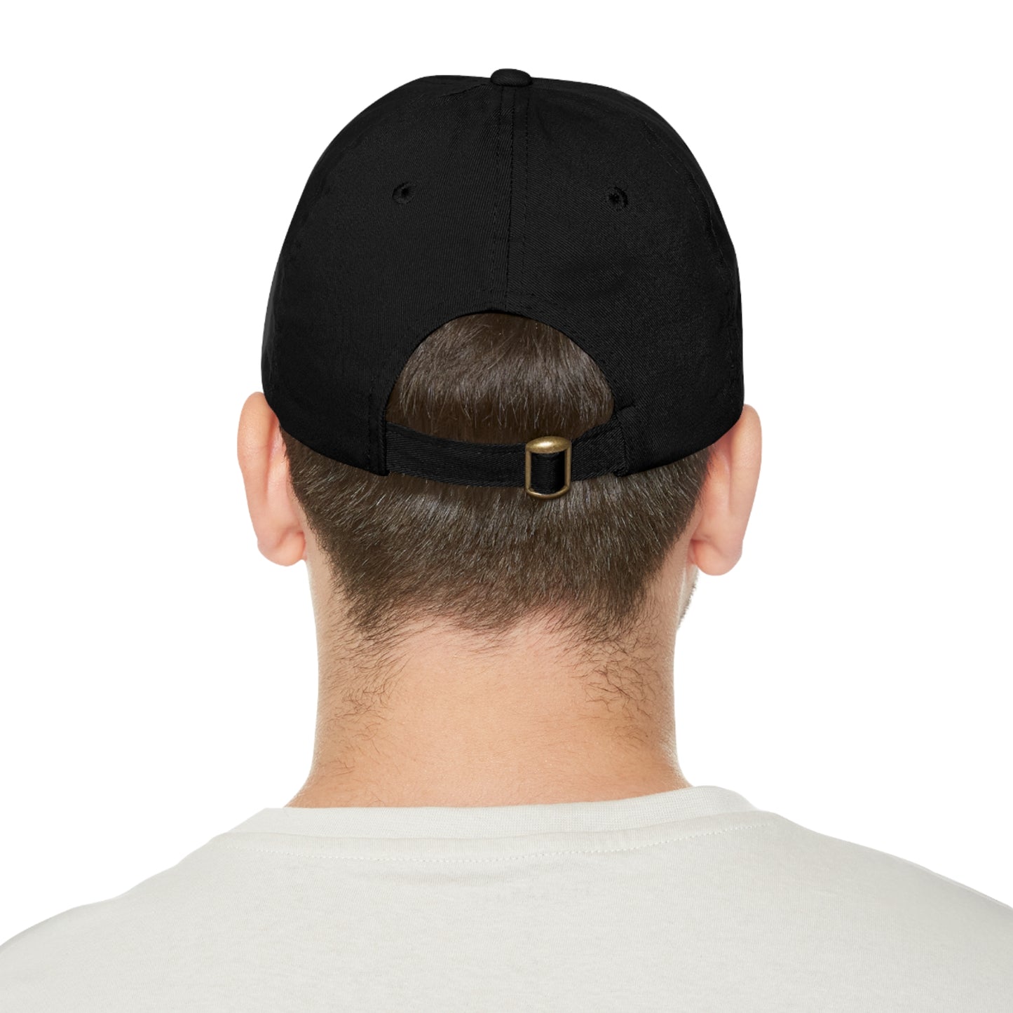 Brand logo Dad Hat with Leather Patch
