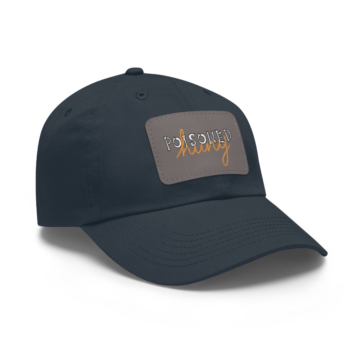 Brand logo Dad Hat with Leather Patch