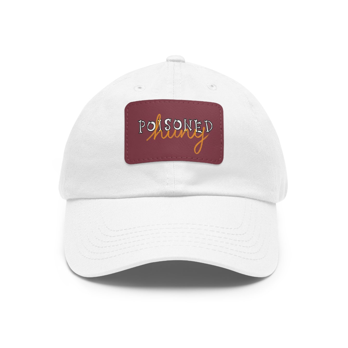 Brand logo Dad Hat with Leather Patch