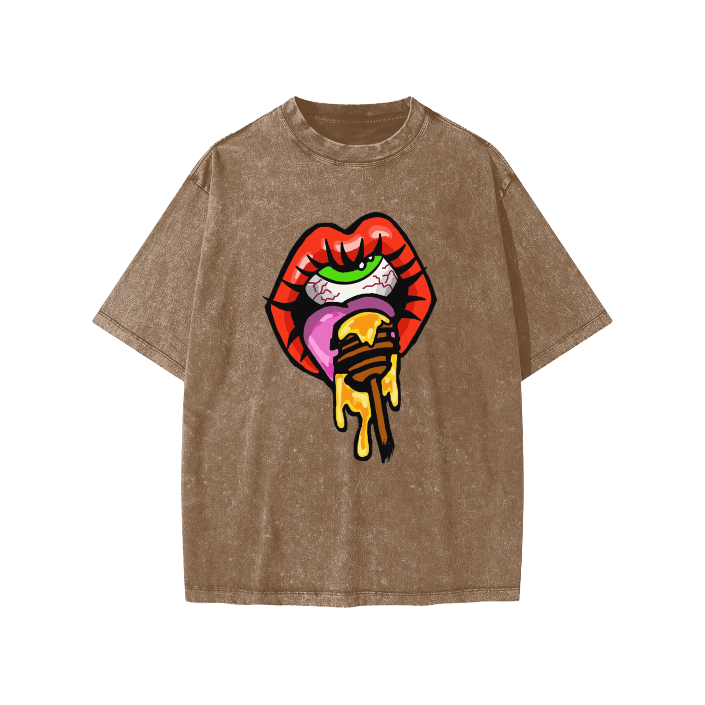 ‘Huny dipper’ Snow Washed Kids' T-shirt