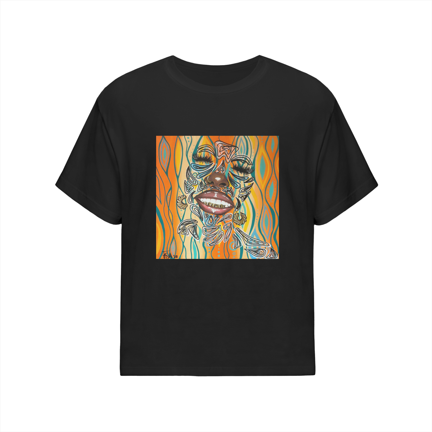 ‘Smile’ Streetwear Oversized Cotton T-Shirt