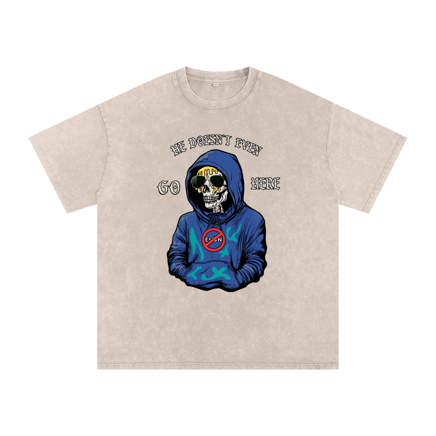 Acid Wash Oversize T-Shirt - 250 GSM