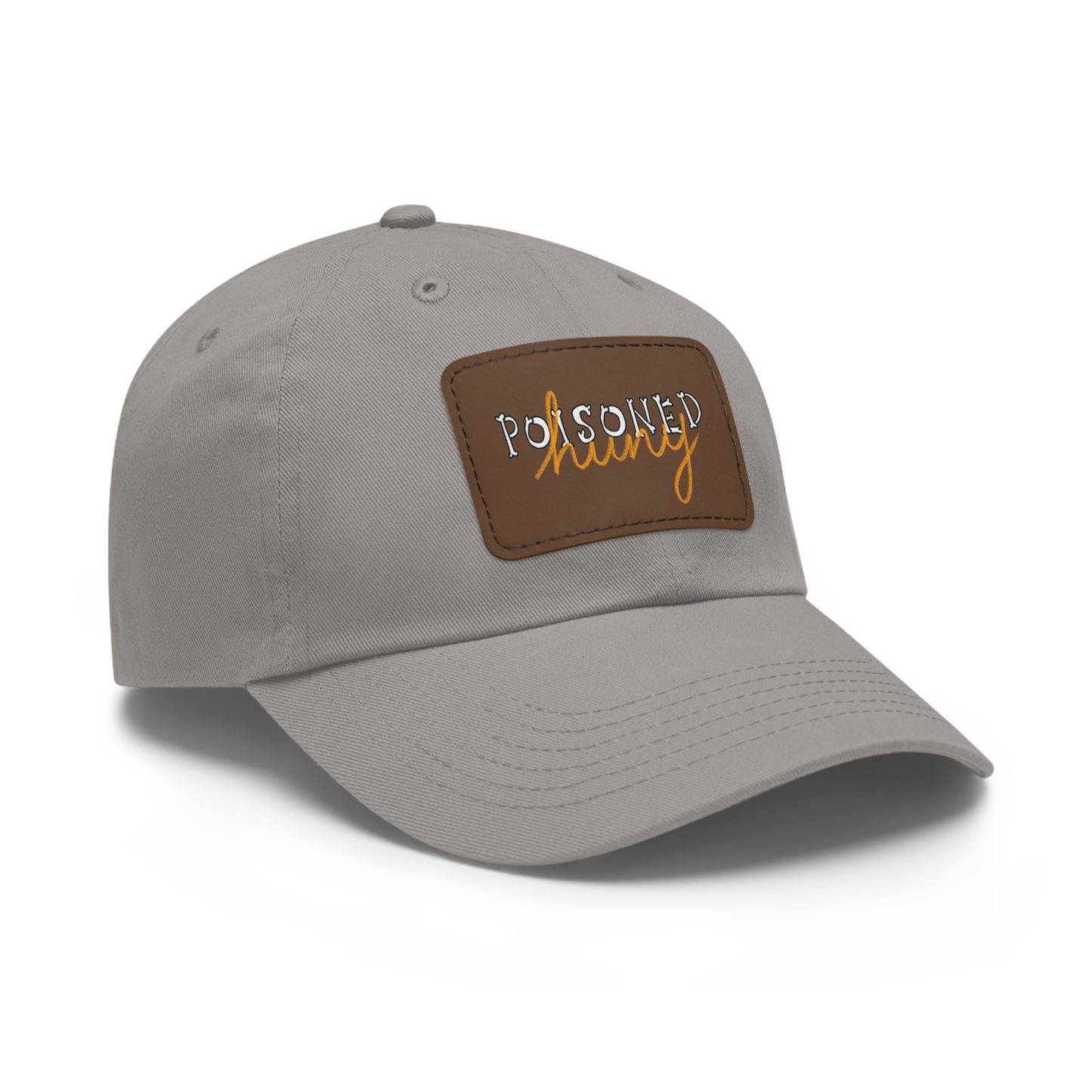 Brand logo Dad Hat with Leather Patch