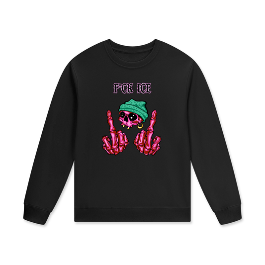 “Skull boi f*ck ice” Streetwear Unisex Cotton Pullover