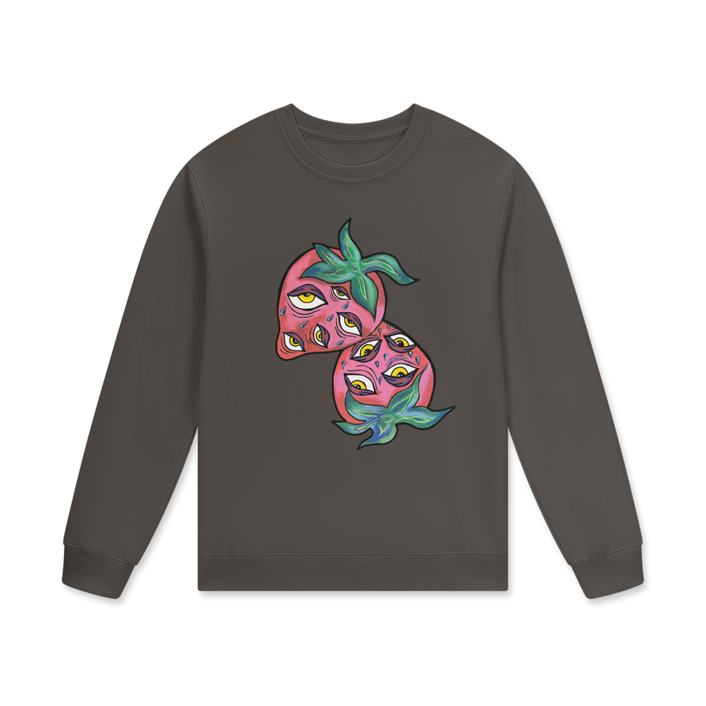‘Berry vision’ Streetwear Unisex Staple 100% Cotton Pullover