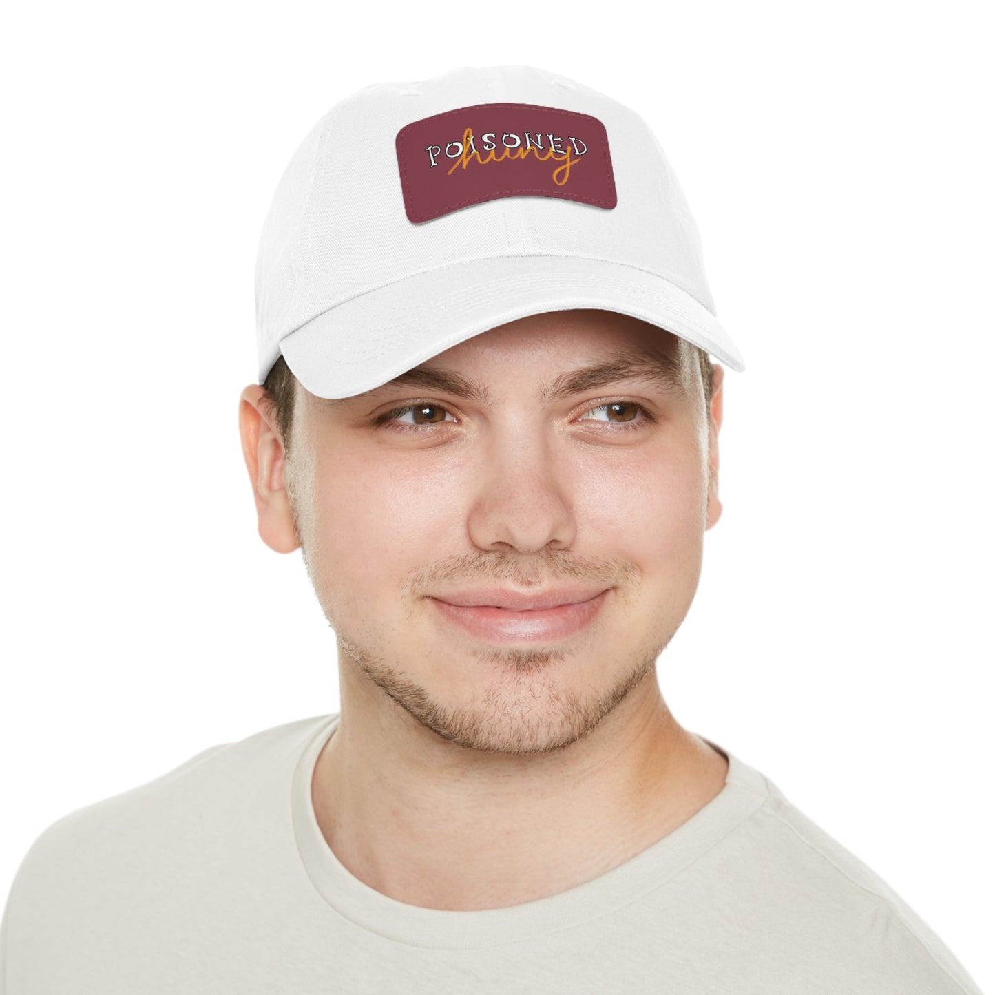 Brand logo Dad Hat with Leather Patch