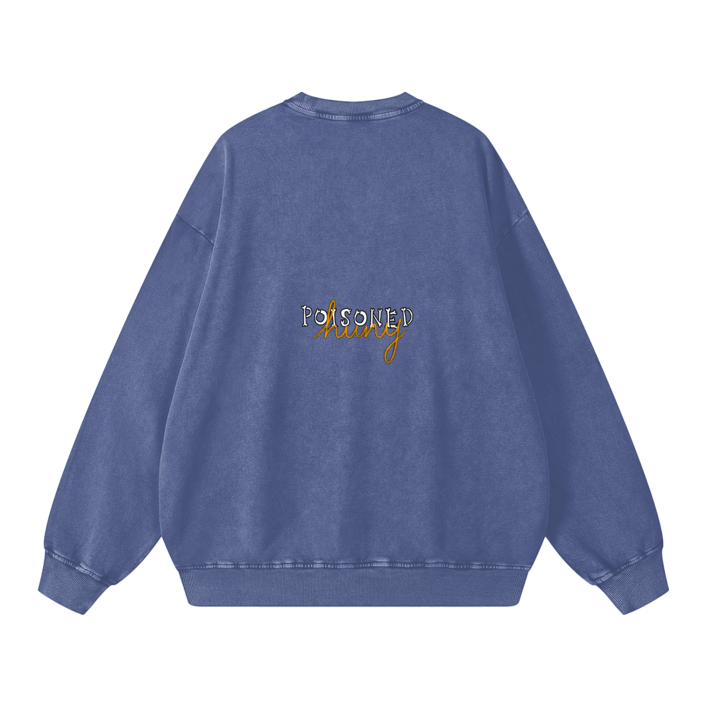 ‘Sweet to the bone’ Acid Wash Oversize Sweatshirt - 360 GSM