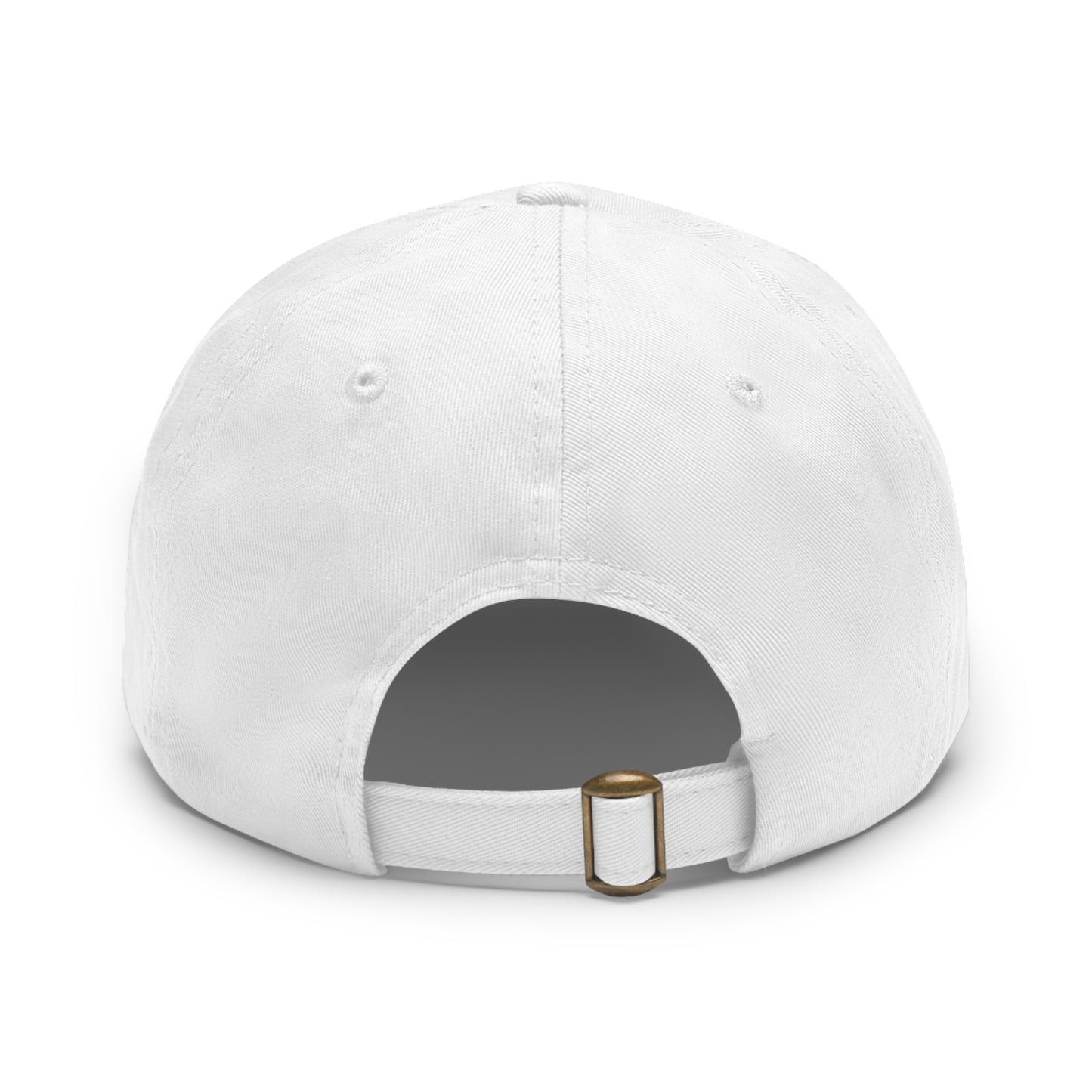 Brand logo Dad Hat with Leather Patch