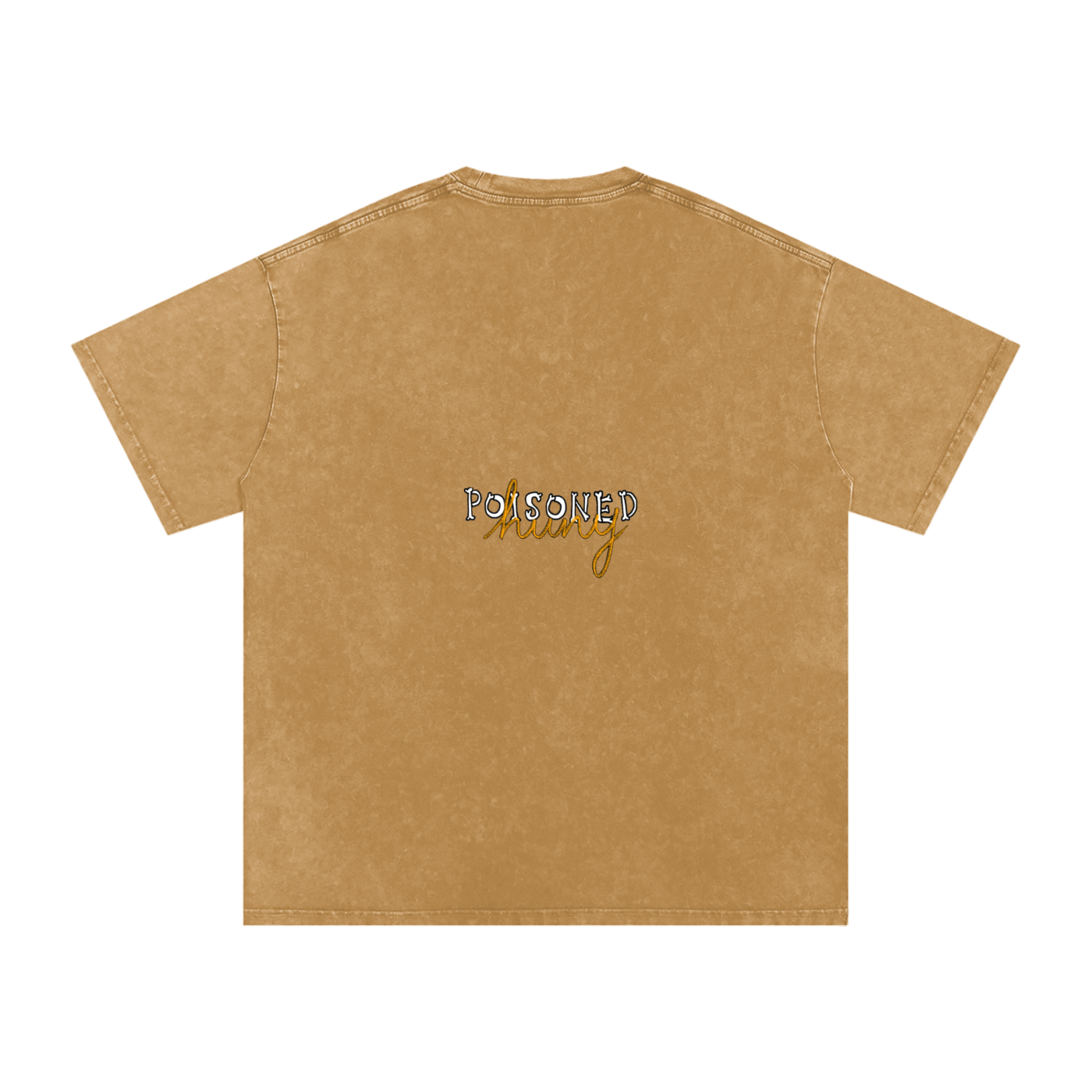 ‘Smile’ Snow Washed Oversized Cotton T-Shirt