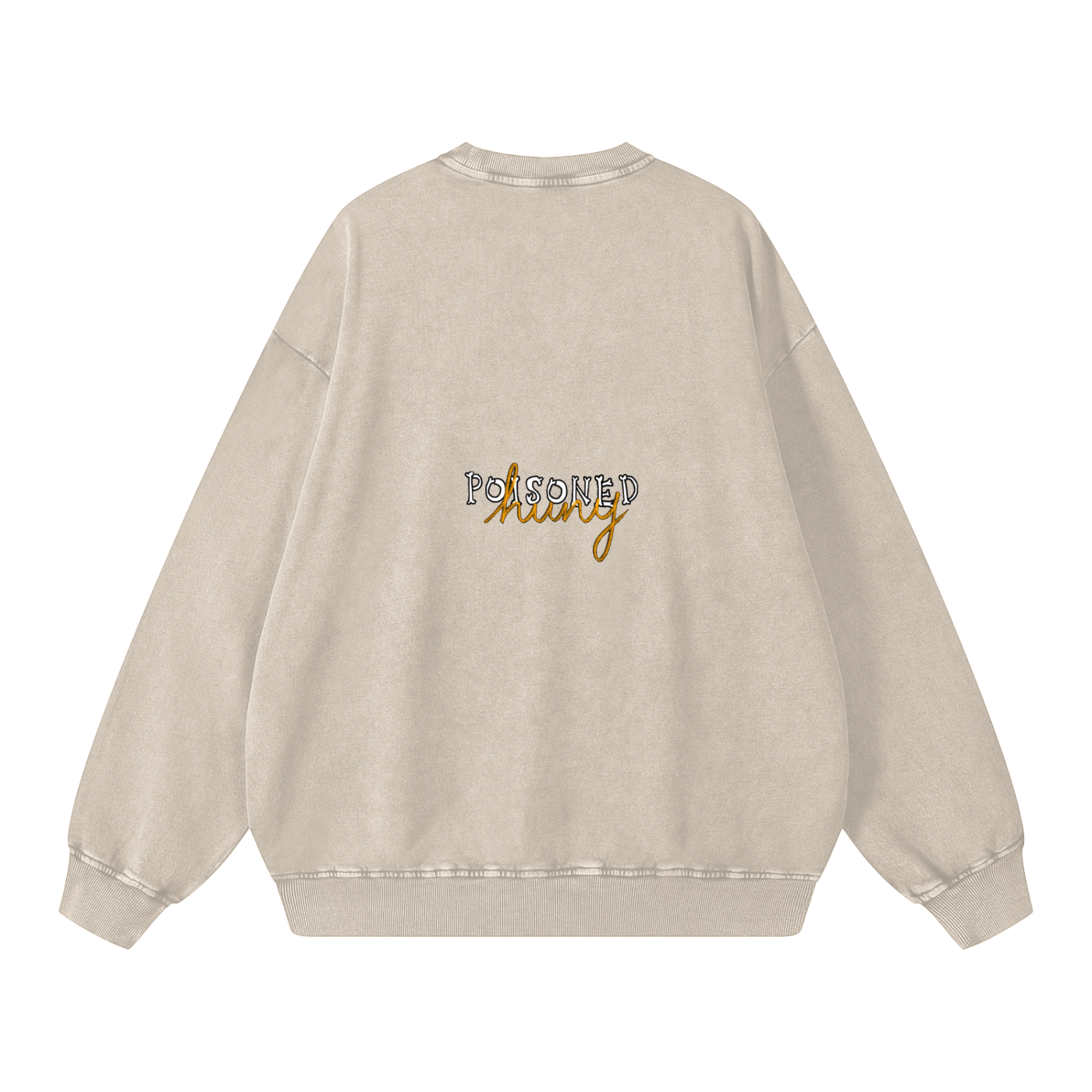 ‘Huny dipper’ Acid Wash Oversize Sweatshirt - 360 GSM