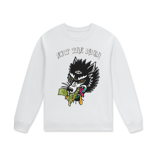 ‘Eat the rich’ Streetwear Unisex Staple 100% Cotton Pullover