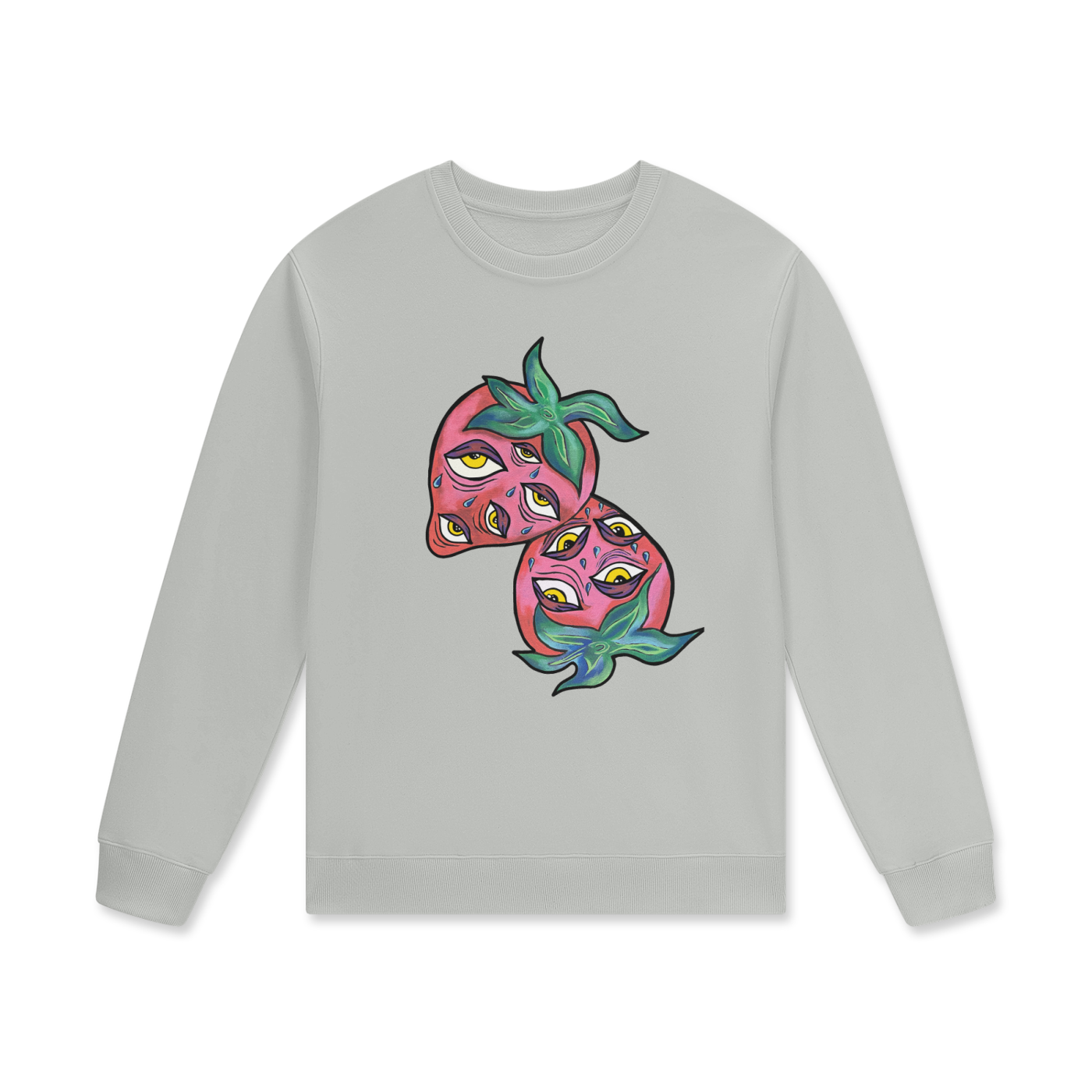 ‘Berry vision’ Streetwear Unisex Staple 100% Cotton Pullover
