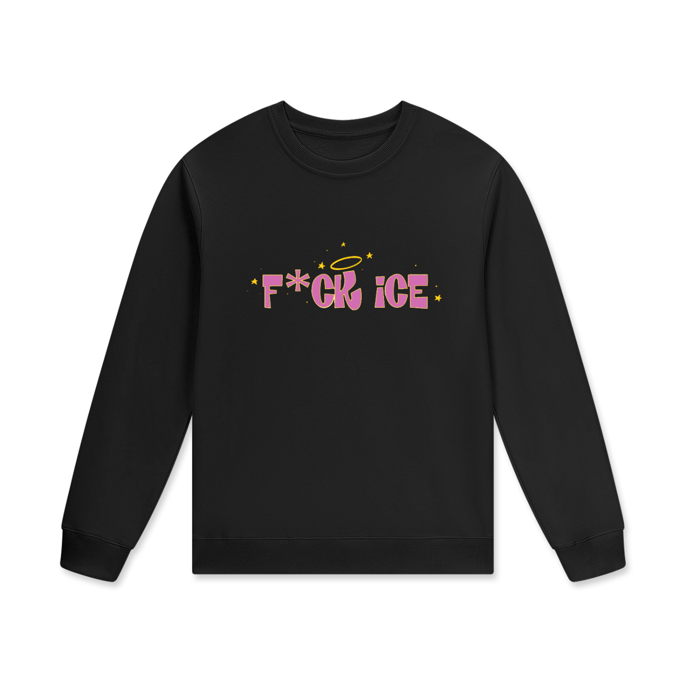 ‘F*ck ice’ Streetwear Unisex Cotton Pullover